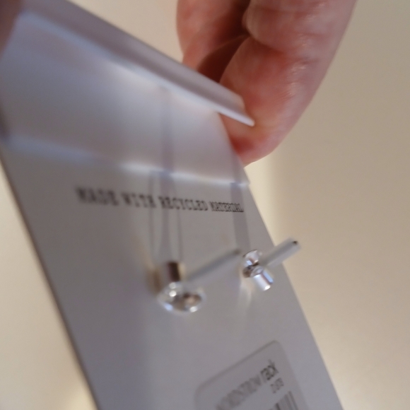 ❤️Madewell❤️Silver Inlaid Statement Door Knocker Earrings💥💥 - Picture 5 of 8